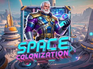 Space Colonization game poster